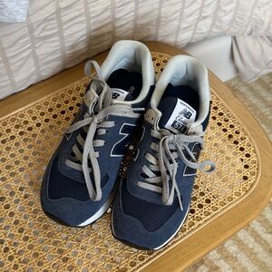 New Balance Dark Blue and Gray Sneakers